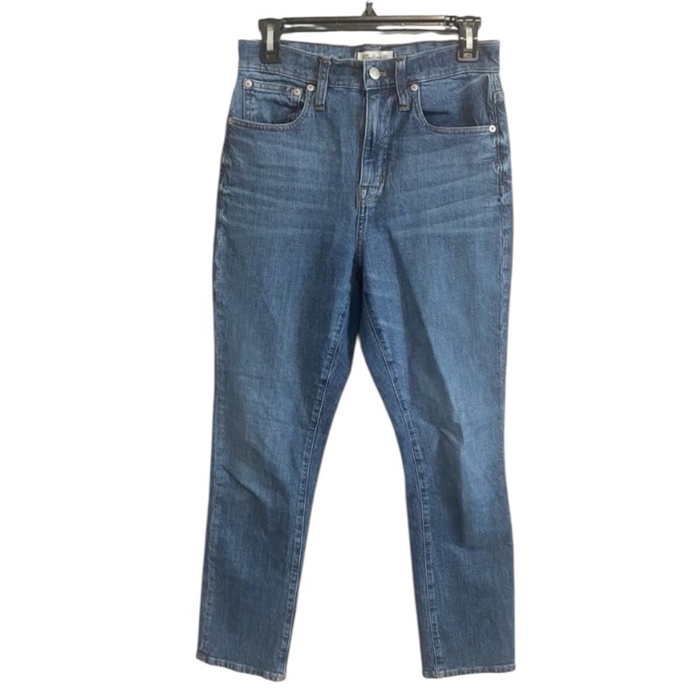 Madewell Medium Wash The High Rise Slim Boyjean Size 26